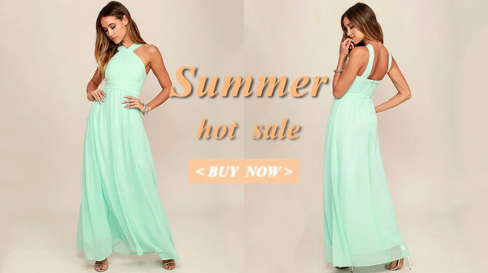 Women's Fashion V Neck Short Sleeve Evening Party Dress Temperament Solid Colour Long Cocktail Chiffon High Waist Summer Dresses