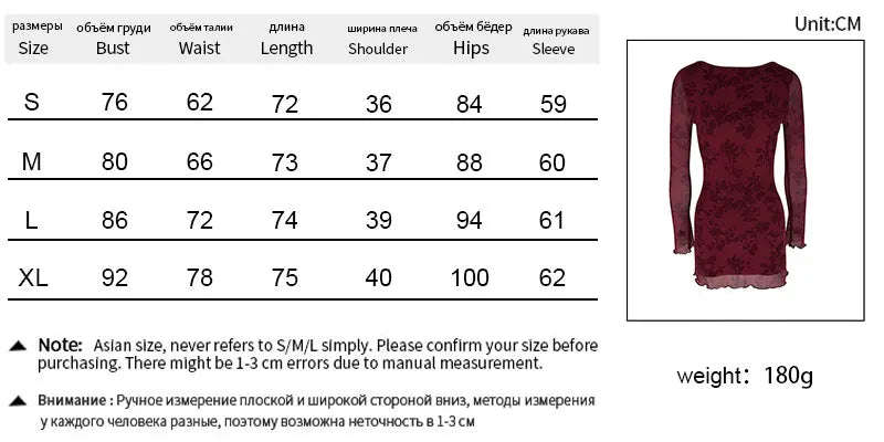 New Dresses Women Autumn O-Neck Sexy Wine Red Streetwear Fashion Print Long Sleeves Dresses Lady Knitted Pullover Clothing Dress
